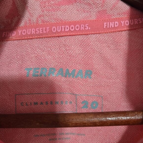 Terramar Women's Standard Ultra Merino Half Zip in Rose Snow Dusting- Size Large - Picture 6 of 9